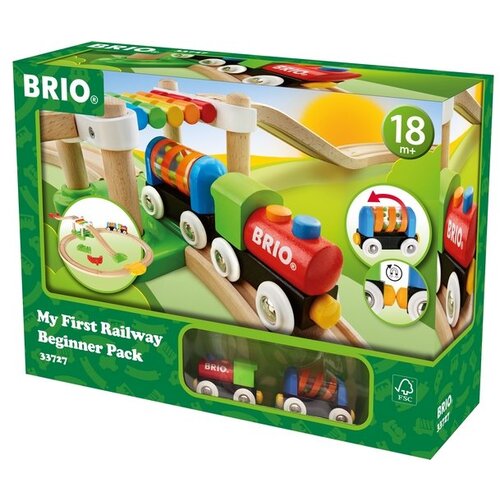 Brio Moja prva železnica - začetni set Slike