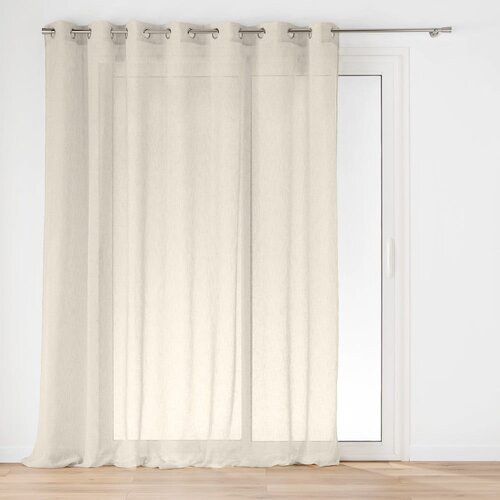 Douceur d intérieur Prosojna zavesa v naravni barvi 240x240 cm Carlin – Cene