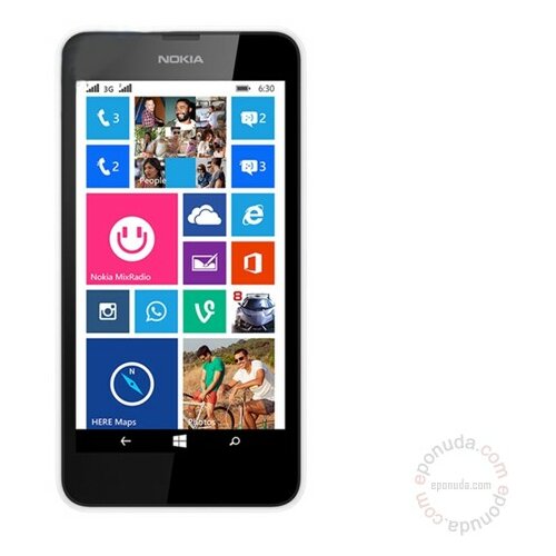 Nokia Lumia 630 Dual SIM white mobilni telefon Slike