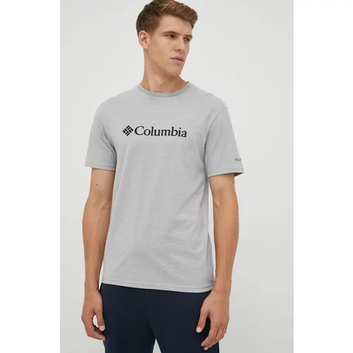 Columbia Kratka majica moški, siva barva