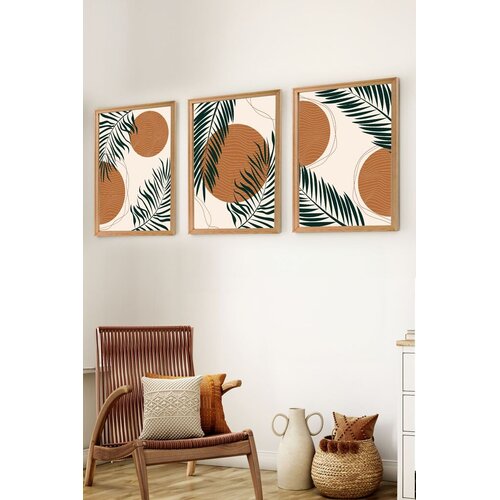 Wallity Set uramljenih MDF slika Myk3009-3, 3 dijela Cijene