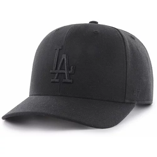 47 Brand Kapa sa šiltom MLB Los Angeles Dodgers boja: crna, s aplikacijom, B-CLZOE12WBP-BKD