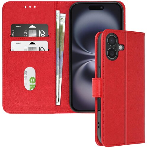 AVIZAR Ohišje za iPhone 16 Clamshell Denarnica in držalo za videoposnetek, Rdeča, (5000013952) Cene