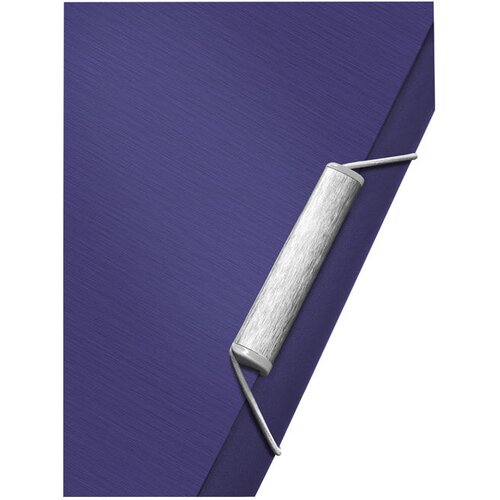  FASCIKL KLAPA S GUMICOM PP A4 STYLE LEITZ 39770069 TAMNO PLAVI Slike