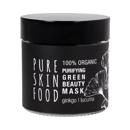 Pure Skin Food Organic Purifying Green Beauty Mask Ginkgo - Lucuma Cene