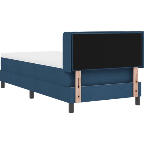  Krevet s podnicom s madracem plavi 90x190 cm tkanina Slike