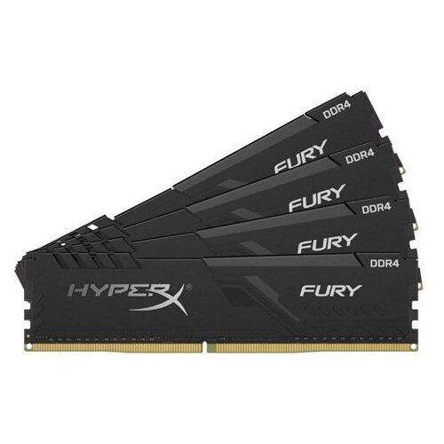 Kingston DDR4 64GB (4x16GB kit) 3466MHz HX434C16FB3K4/64 HyperX Fury Black ram memorija Slike