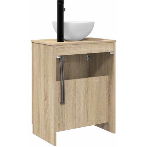  Kupaonski umivaonik s sudoperom Hrast sonoma 54 x 35 x 83 cm Slike