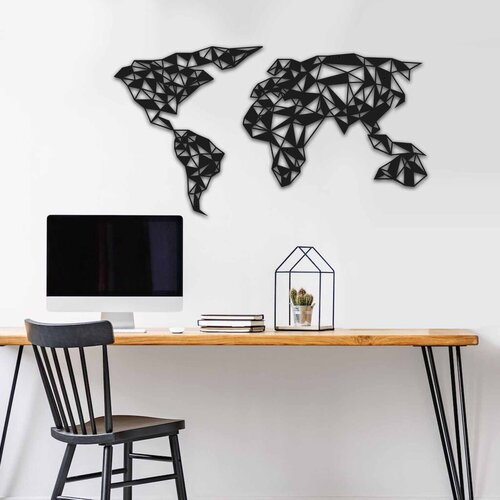 Wallity zidna dekoracija mt - 018, 87 x 47 cm, crna Cene