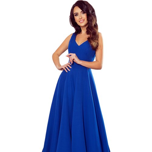 Numoco Long dress with a neckline Slike