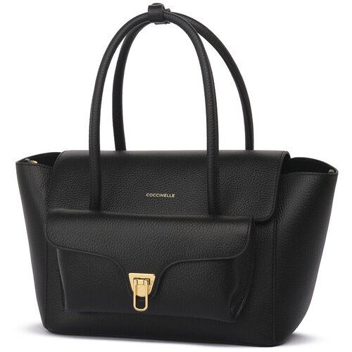 Coccinelle Torbice za na ramo 001 DOUBLE BEAT Črna Slike