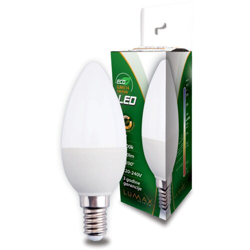 Lumax led sijalice E14/5W/6500K/425LM/CANDLE/25.000H/230V Cene
