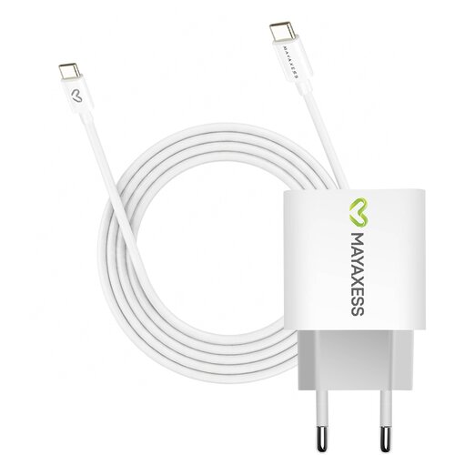 Oem Mayaxess, Omrežni polnilnik za Pixel 9 Pro XL 20W + 1m USB-C kabel, Bela, (5000275912) Cene