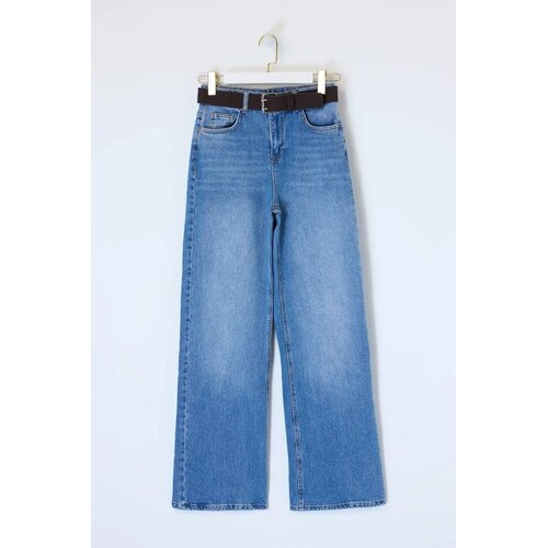 TRENDYOLMILLA ženske pantalone Twoss26Je00152, svetloplava-plava Cene
