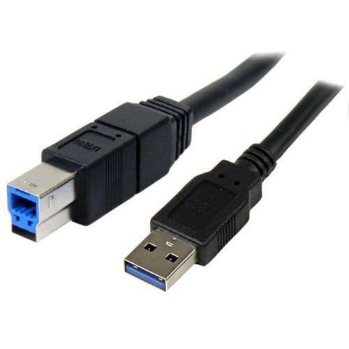 StarTech.com 3m, USB 3.0-A - USB 3.0-B USB kabel USB 3.2 Gen 1 (3.1 Gen 1) USB A USB B 5 Gbit/s Črna Cene