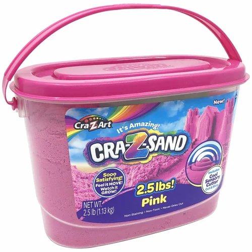 Cra-z-art kinetički pijesak Cra-Z-Sand Pink 1,13 kg