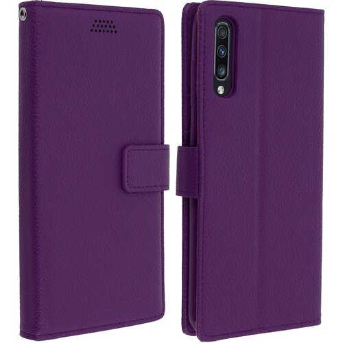 AVIZAR folio case držalo za kartice in stojalo za video, zrnat ucinek - vijolicna str. samsung galaxy A70, (20599885) Cene