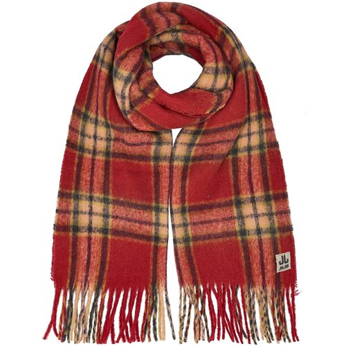 Jail Jam &amp;Scaron;ali &amp;amp; Rute Islend Sciarpa Tartan C/Frange 50X200 Rdeča Slike