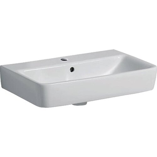 Geberit lavabo zidni selnova compact 600X370 sa prelivom i otvorom za slavinu Cene