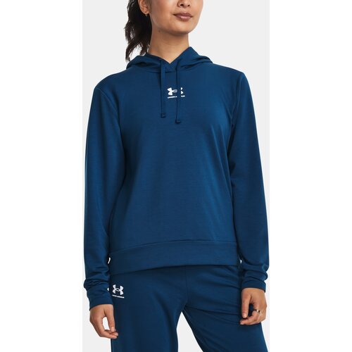 Under Armour Sweatshirt Rival Terry Hoodie-BLU - Women Slike