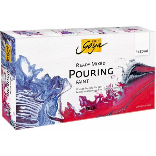 Kreul SOLO GOYA Ready Mixed pouring set 6 delova (gotove boje za) Slike