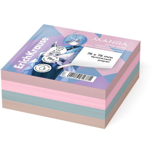 Erich Krause Samolepljiva kocka Manga 61677, 75x75mm, 400 lista Slike