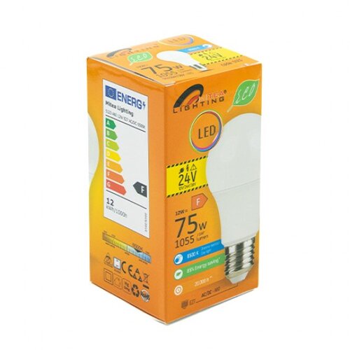 Mitea Lighting E27 12V/24V/36V 12W A60 6500K led eco sijalica ac/dc Slike