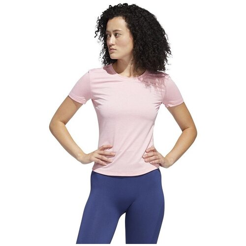 Adidas Majice s kratkimi rokavi Tee Trening Rožnata Slike