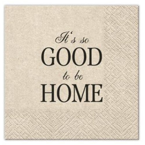  Salveta za dekupaž Good to be Home - 1 komad (salvete za dekupaž) Cijene