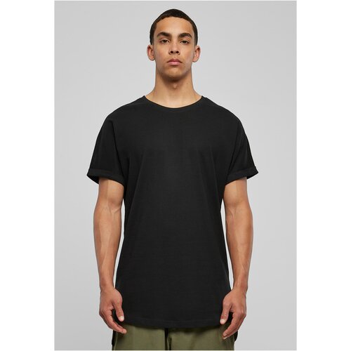 UC Men Long T-shirt Turnup Tee black Cene