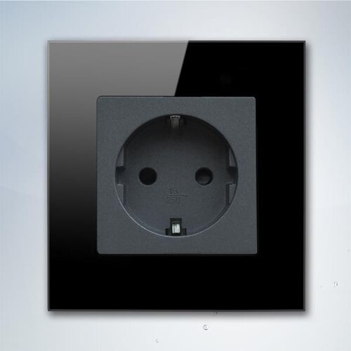  16A EU Wi-Fi WALL SOCKET Crni (TUYA) Cene