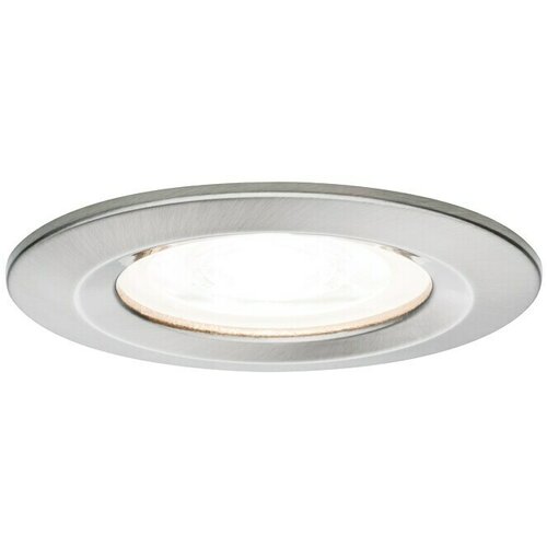 PAULMANN Ugradbena LED svjetiljka Nova (6,5 W, Bru&amp;scaron;eno željezo, Topla bijela, 1 Kom., Ugradbena dubina: 75 mm) Slike