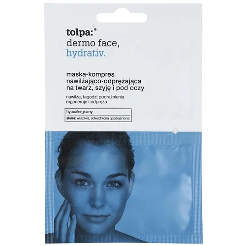Tołpa Dermo Face Hydrativ intenzivna vlažilna maska za obraz in predel okoli oči 2 x 6 ml