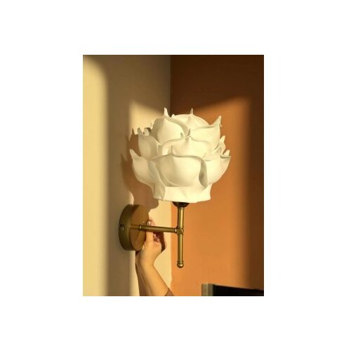 Opviq zidna lampa belo - zlatna APG0001 Slike
