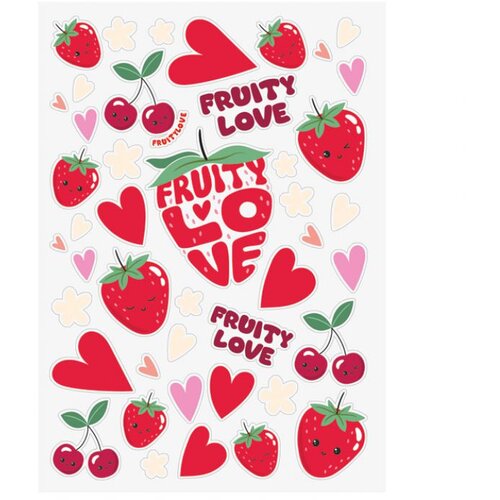  BOJANKA B5 16L PLUS NALJEPNICE FRUITY LOVE BRUNNEN 10-48124 522 Slike