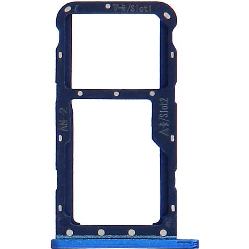 AVIZAR Nadomestni adapterski pladenj za kartico Nano SIM in kartico Micro-SD - kovinsko modra str. Huawei P20 Lite, (20886407)