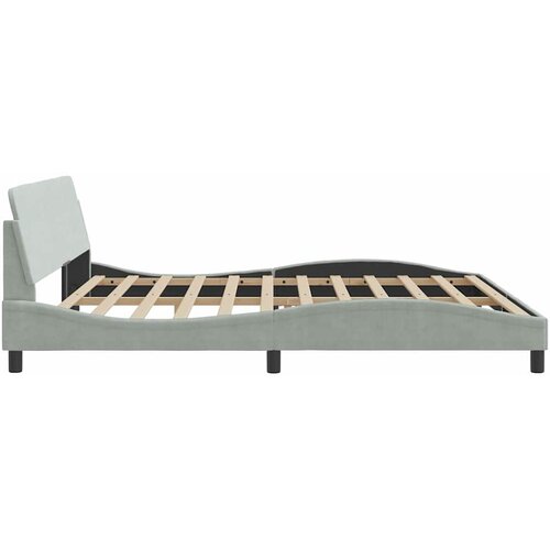  Okvir za krevet Dover svjetlosivi 200 x 200 cm bar&amp;scaron;unasti Slike