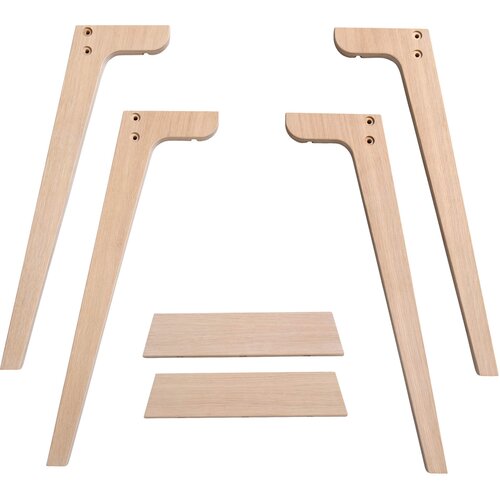 Oliver Furniture® dodatne noge za pisalno mizo (66 cm) oak Cene