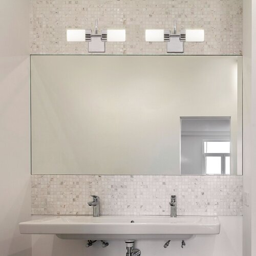 Rabalux betty zidna lampa led 2x4W, hrom, IP44 kupatilska rasveta Slike