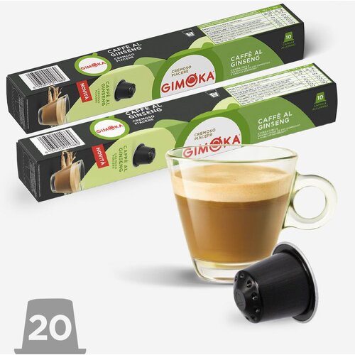 GIMOKA kapsule za kafu nespresso in alluminio X10 al/t Caffè al ginseng 20 kom Cene