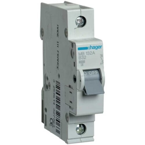 HAGER AUTOMATSKI OSIGURAČ 32A 1P 6KA MB132A Cijene