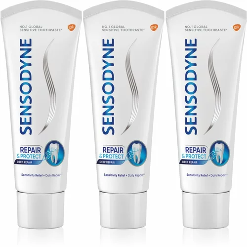 Sensodyne Repair & Protect pasta za zube za osjetljive zube 3x75 ml