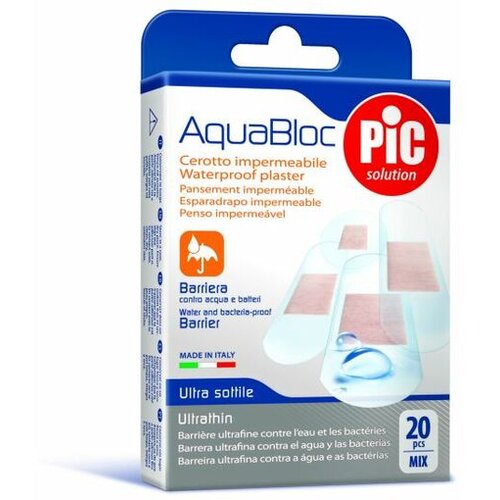 Pic Solution Aquabloc Mix antibakterijski flasteri 20 komada Cene