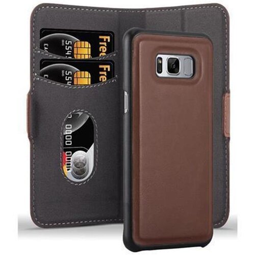 Cadorabo Ohi&scaron;je, združljivo z Samsung Galaxy S8 PLUS v antique brown - Za&scaron;čitni ovitek 2-v-1 s funkcijo stojala in režo za kartice, (20560566) Cene