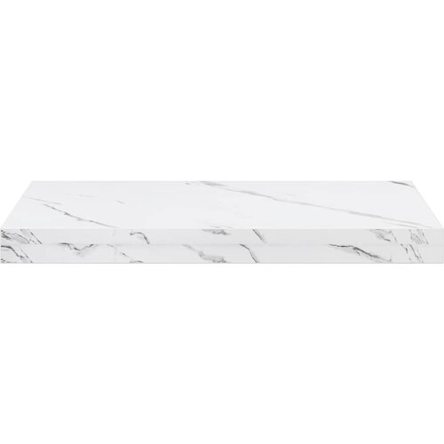  Polica na zidu Zidne 2 pcs Bijeli mramor 50 x 23,5 x 4 cm Slike