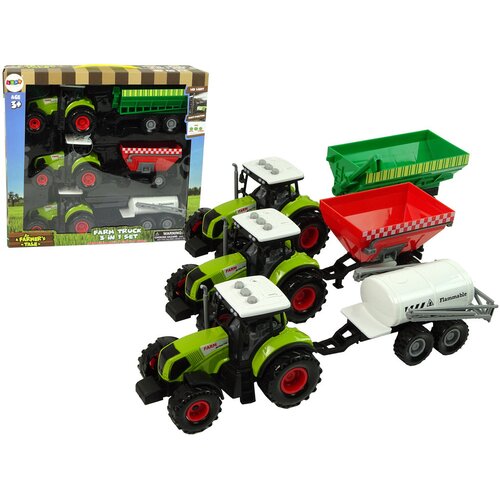  Three Tractor Trailer Sprayer Farm Tractor Set Slike