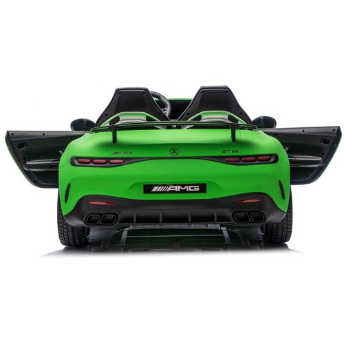 Mercedes GT63 AMG DK-GT63 24V tihi automobil s mat zelenim motorom na baterije Slike