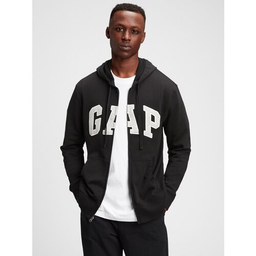 GAP Black men's sweatshirt Logo arch hoodie Slike