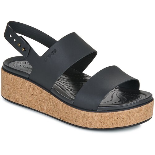 Crocs Brooklyn Cork Low Wedge Crna Slike