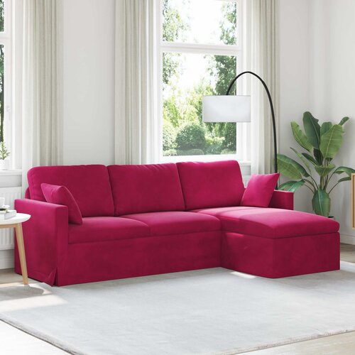 SOFA Vinska crvena 228 x 134 x 80 cm Bar&amp;scaron;un Slike